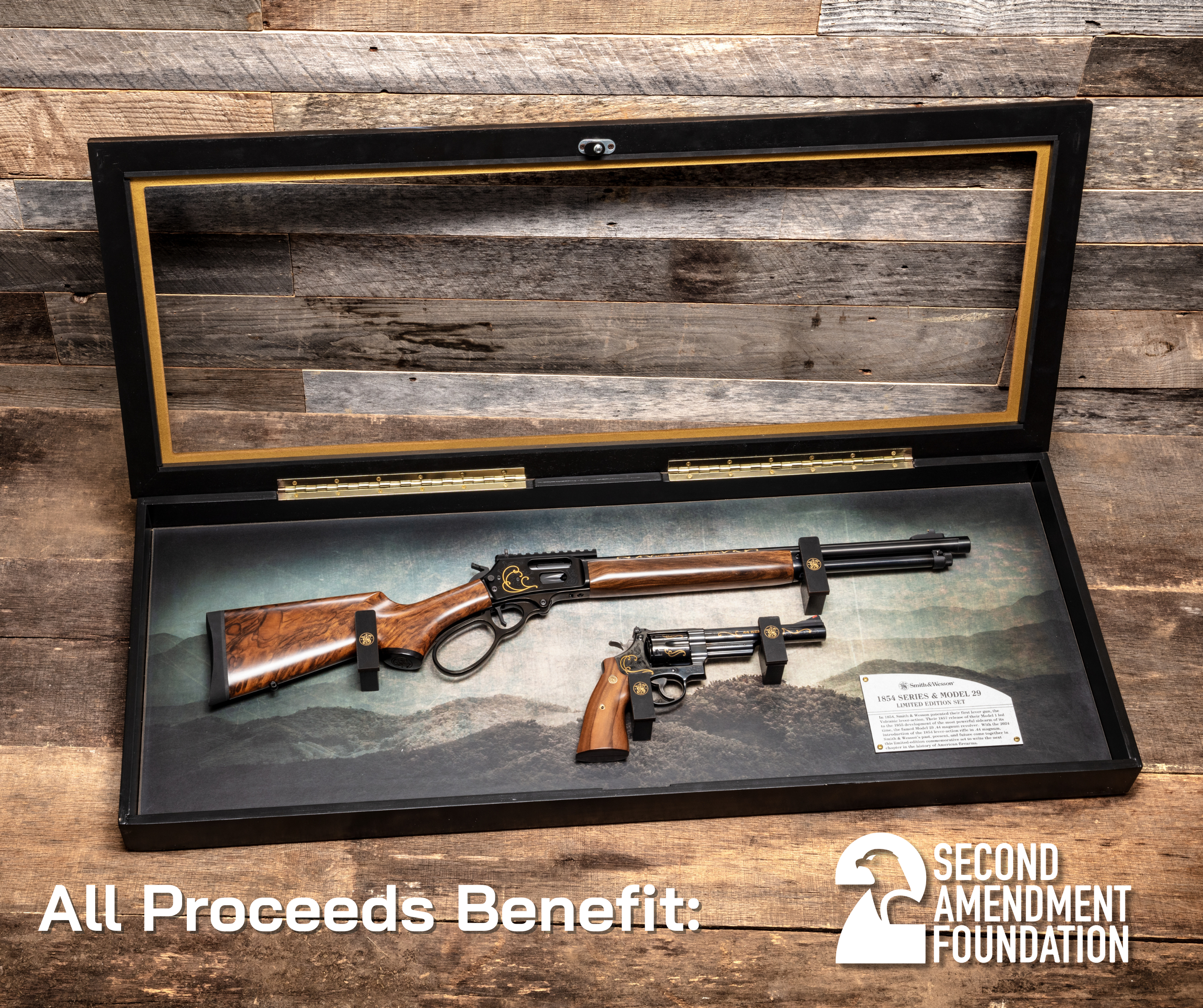 SMITH & WESSON DONATES COLLECTOR'S SET FOR SAF FUNDRAISING EFFORTS